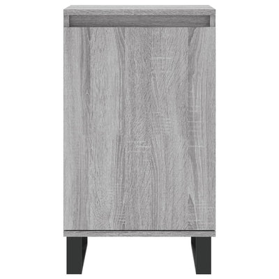 Senkit 2 kpl harmaa Sonoma 40x35x70 cm tekninen puu