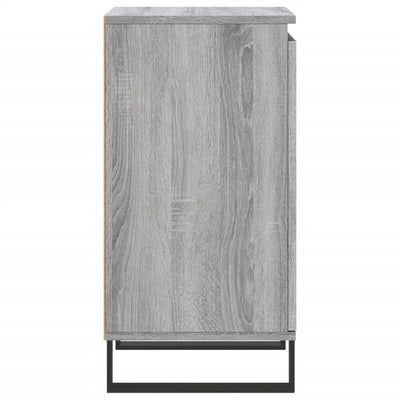 Senkit 2 kpl harmaa Sonoma 40x35x70 cm tekninen puu
