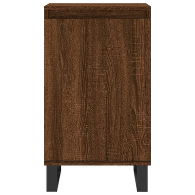 Senkit 2 kpl ruskea tammi 40x35x70 cm tekninen puu