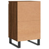 Senkit 2 kpl ruskea tammi 40x35x70 cm tekninen puu