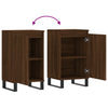 Senkit 2 kpl ruskea tammi 40x35x70 cm tekninen puu