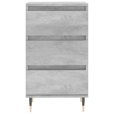 Senkki betoninharmaa 40x35x70 cm tekninen puu