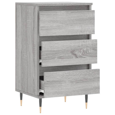 Senkki harmaa Sonoma 40x35x70 cm tekninen puu