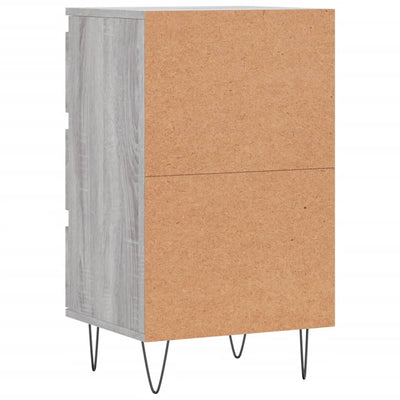 Senkki harmaa Sonoma 40x35x70 cm tekninen puu