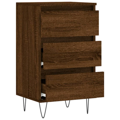 Senkki ruskea tammi 40x35x70 cm tekninen puu
