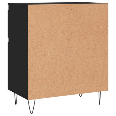 Senkki musta 60x35x70 cm tekninen puu