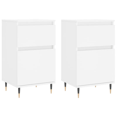 Senkit 2 kpl valkoinen 40x35x70 cm tekninen puu