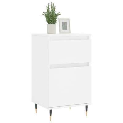 Senkit 2 kpl valkoinen 40x35x70 cm tekninen puu