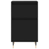 Senkit 2 kpl musta 40x35x70 cm tekninen puu