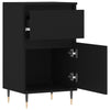 Senkit 2 kpl musta 40x35x70 cm tekninen puu