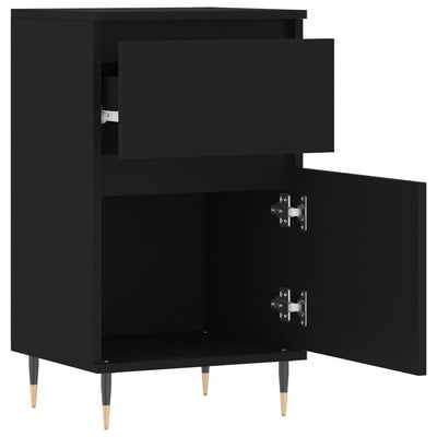 Senkit 2 kpl musta 40x35x70 cm tekninen puu