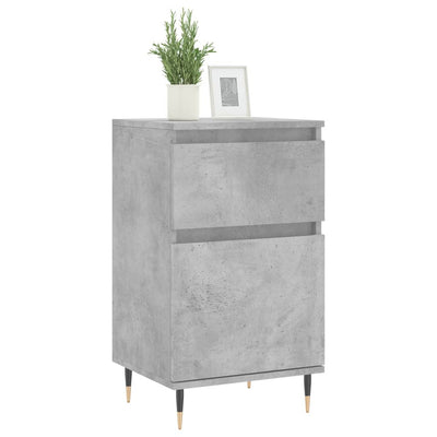 Senkit 2 kpl betoninharmaa 40x35x70 cm tekninen puu