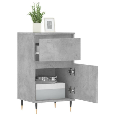 Senkit 2 kpl betoninharmaa 40x35x70 cm tekninen puu