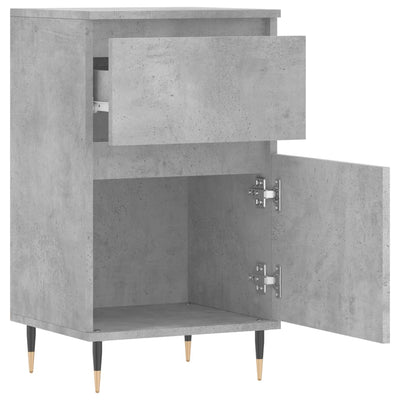 Senkit 2 kpl betoninharmaa 40x35x70 cm tekninen puu