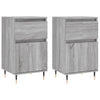 Senkit 2 kpl harmaa Sonoma 40x35x70 cm tekninen puu
