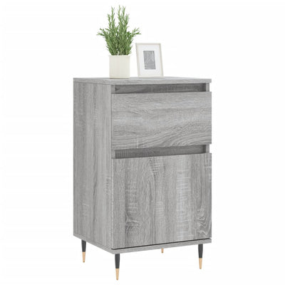 Senkit 2 kpl harmaa Sonoma 40x35x70 cm tekninen puu