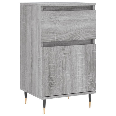 Senkit 2 kpl harmaa Sonoma 40x35x70 cm tekninen puu