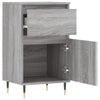 Senkit 2 kpl harmaa Sonoma 40x35x70 cm tekninen puu