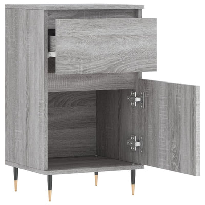 Senkit 2 kpl harmaa Sonoma 40x35x70 cm tekninen puu