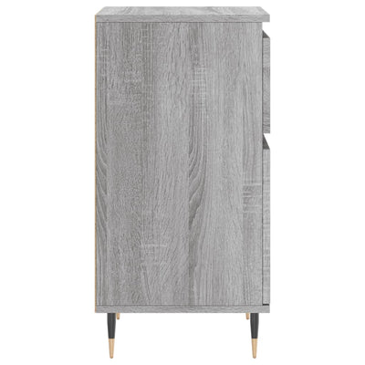 Senkit 2 kpl harmaa Sonoma 40x35x70 cm tekninen puu