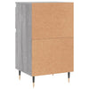 Senkit 2 kpl harmaa Sonoma 40x35x70 cm tekninen puu