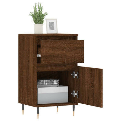 Senkit 2 kpl ruskea tammi 40x35x70 cm tekninen puu