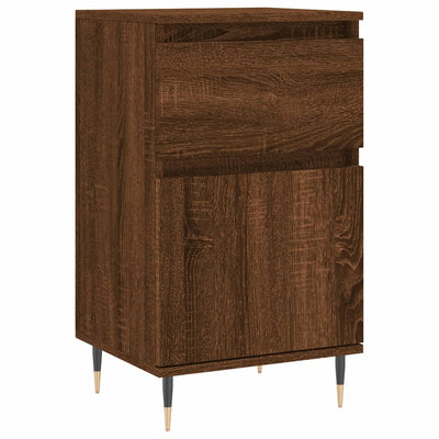 Senkit 2 kpl ruskea tammi 40x35x70 cm tekninen puu