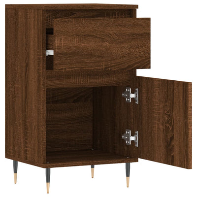 Senkit 2 kpl ruskea tammi 40x35x70 cm tekninen puu