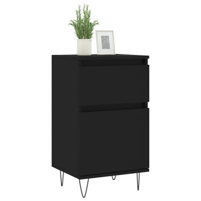 Senkit 2 kpl musta 40x35x70 cm tekninen puu