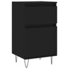 Senkit 2 kpl musta 40x35x70 cm tekninen puu