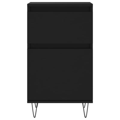 Senkit 2 kpl musta 40x35x70 cm tekninen puu