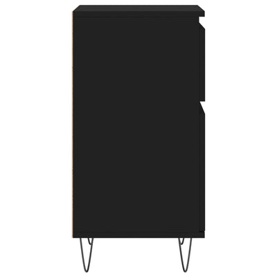 Senkit 2 kpl musta 40x35x70 cm tekninen puu