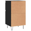 Senkit 2 kpl musta 40x35x70 cm tekninen puu