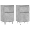 Senkit 2 kpl betoninharmaa 40x35x70 cm tekninen puu