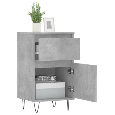 Senkit 2 kpl betoninharmaa 40x35x70 cm tekninen puu