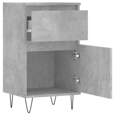Senkit 2 kpl betoninharmaa 40x35x70 cm tekninen puu