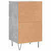Senkit 2 kpl betoninharmaa 40x35x70 cm tekninen puu