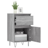 Senkit 2 kpl harmaa Sonoma 40x35x70 cm tekninen puu