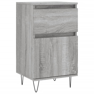 Senkit 2 kpl harmaa Sonoma 40x35x70 cm tekninen puu