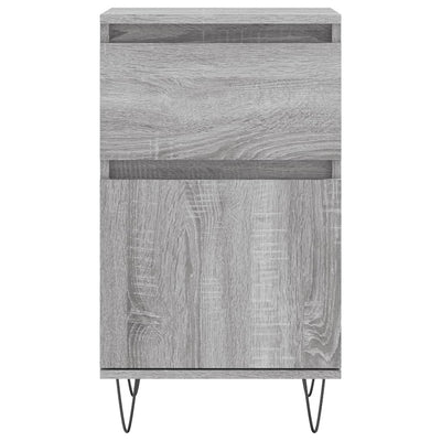 Senkit 2 kpl harmaa Sonoma 40x35x70 cm tekninen puu