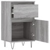 Senkit 2 kpl harmaa Sonoma 40x35x70 cm tekninen puu