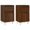 Senkit 2 kpl ruskea tammi 40x35x70 cm tekninen puu