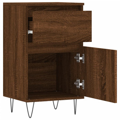 Senkit 2 kpl ruskea tammi 40x35x70 cm tekninen puu