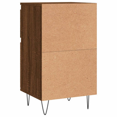 Senkit 2 kpl ruskea tammi 40x35x70 cm tekninen puu