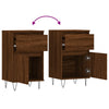 Senkit 2 kpl ruskea tammi 40x35x70 cm tekninen puu