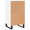 Senkit 2 kpl valkoinen 40x35x70 cm tekninen puu