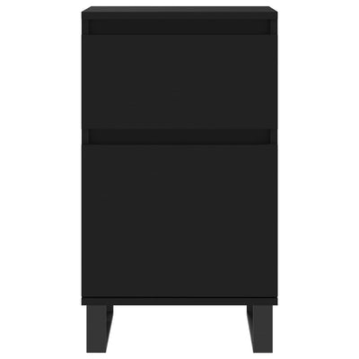 Senkit 2 kpl musta 40x35x70 cm tekninen puu
