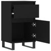 Senkit 2 kpl musta 40x35x70 cm tekninen puu