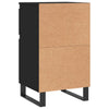 Senkit 2 kpl musta 40x35x70 cm tekninen puu