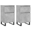 Senkit 2 kpl betoninharmaa 40x35x70 cm tekninen puu